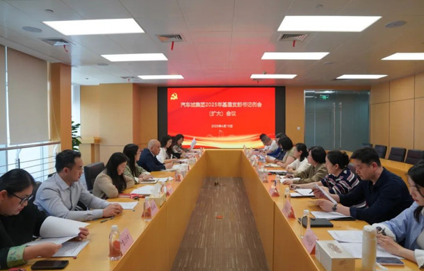 汽车城集团召开2025年基层支部书记例会（扩大）会议